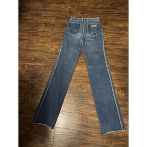 Vintage 1980’s Sergio Valente Bootcut Jeans Womens Blue Denim Bull Logo 29x36